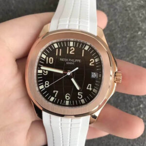 Replica Patek Philippe Aquanaut 5168G ZF Factory White Strap