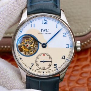 Replica IWC Portuguese Tourbillon ZF Factory Blue Strap