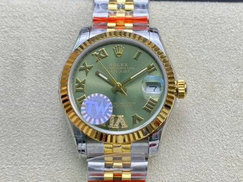 Replica Rolex Datejust 178273 31MM TW Factory Green Dial