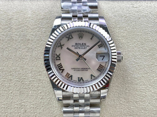 Replica Rolex Datejust 178384 31MM EW Factory Gray Dial