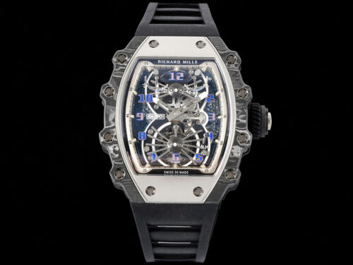 Replica Richard Mille RM21-01 RM Factory Skeleton Dial Black Strap