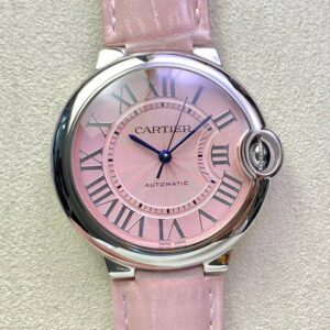 Replica Ballon Bleu De Cartier 36MM WSBB0007 3K Factory Pink Dial