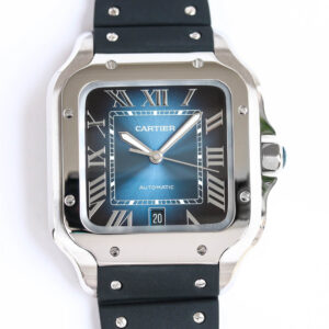 Replica Cartier Santos WSSA0030 GF Factory V2 Stainless Steel Bezel