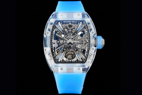 Replica Richard Mille RM12-01 RM Factory Tourbillon Blue Strap