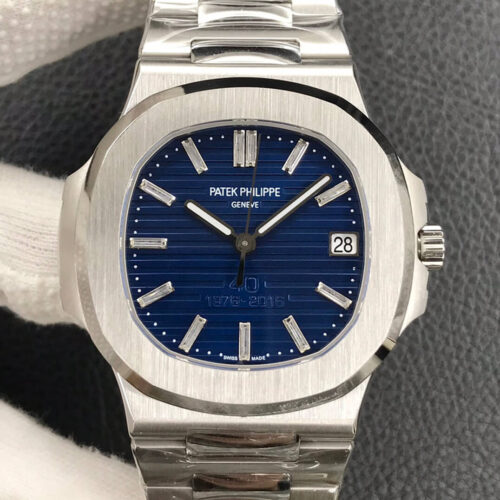 Replica Patek Philippe Nautilus 5711/1P 3K Factory Silver Strap