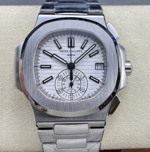 Replica Patek Philippe Nautilus 5980/1A-019 PPF Factory White Dial