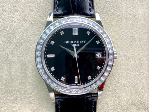 Replica Patek Philippe Calatrava 5298P-012 ZF Factory Diamond Bezel - Replica Watches Factory