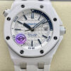 Replica Audemars Piguet Royal Oak Offshore 15707CB.OO.A010CA.01 APS Factory White Rubber Strap - Replica Watches Factory