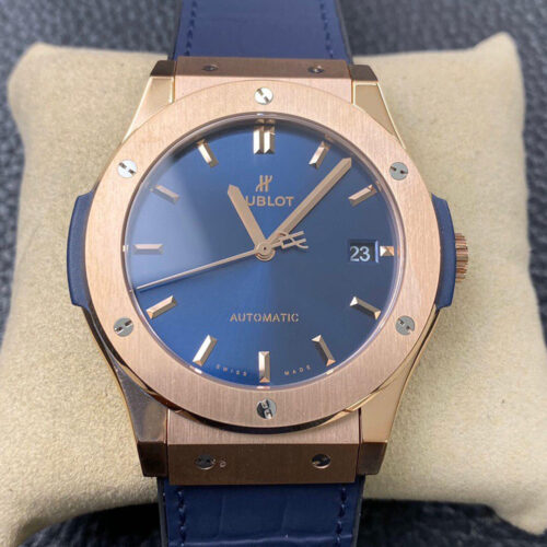 Replica Hublot Classic Fusion 542.OX.7180.LR 42MM WWF Factory Blue Strap - AR Replica Watches