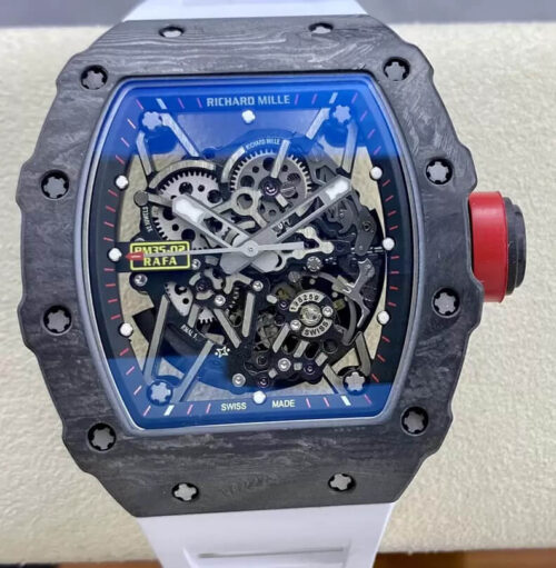 Replica Richard Mille RM35-02 T+ Factory Carbon Fiber Skeleton Dial