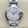 Replica Ballon Bleu De Cartier WE902074 33MM V6 Factory Silver Stainless Steel Strap