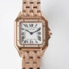 Replica Panthere De Cartier WJPN0009 27MM BV Factory Rose Gold White Dial