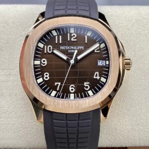 Replica Patek Philippe Aquanaut 5167R-001 3K Factory V2 Version Brown Strap