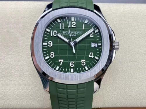 Replica Patek Philippe Aquanaut 5168G-010 3K Factory V2 Version Green Strap