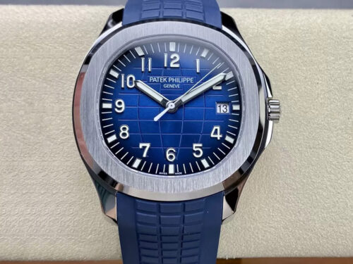 Replica Patek Philippe Aquanaut 5168G-001 3K Factory V2 Version Blue Strap