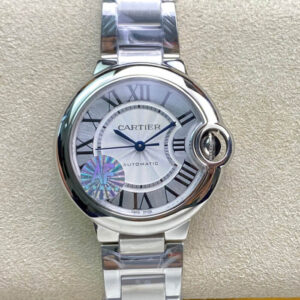 Replica Ballon Bleu De Cartier W6920071 33MM AF Factory Silver Strap