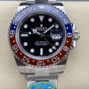 Replica Rolex GMT Master II M126710BLRO-0002 Clean Factory V3 Stainless Steel Strap - Replica Watches Factory