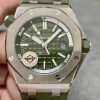 Replica Audemars Piguet Royal Oak Offshore 15710ST.OO.A052CA.01 APS Factory Green Rubber Strap