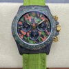 Replica Rolex Daytona Cosmograph Diw Custom Version Noob Factory Green Strap