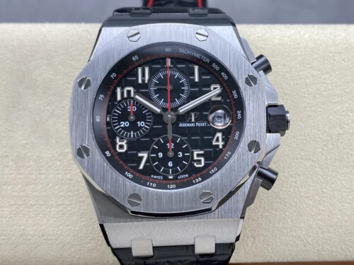 Replica Audemars Piguet Royal Oak Offshore 26470ST.OO.A101CR.01 APF Factory Black Rubber Strap