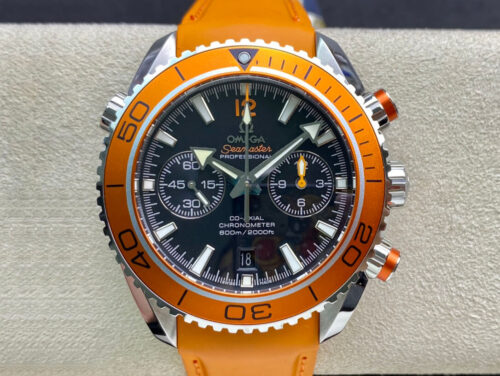 Replica Omega Seamaster 232.32.46.51.01.001 OM Factory Orange Rubber Strap