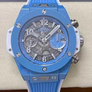 Replica Hublot BIG BANG Unico 441.EX.5120.RX BB Factory Blue Skeleton Dial