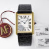 Replica Cartier Tank Quartz W5200004 AF Factory Gold Bezel