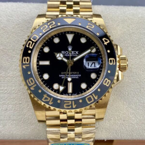 Replica Rolex GMT Master II M126718GRNR-0001 Clean Factory Black Bezel