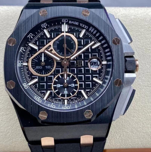 Replica Audemars Piguet Royal Oak Offshore 26405CE.OO.A002CA.99.99 APF Factory Black Rubber Strap