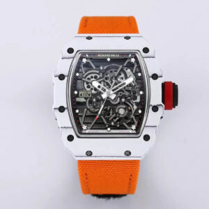 Replica Richard Mille RM35-01 BBR Factory Orange Fabric Strap