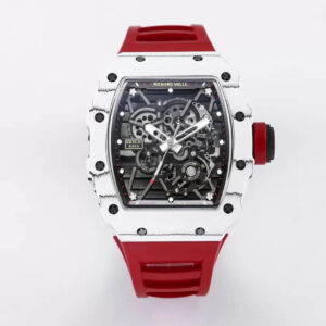 Replica Richard Mille RM35-01 BBR Factory Red Fabric Strap