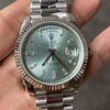 Replica Rolex Day Date M228236-0006 GM Factory Silver Stainless Steel Strap