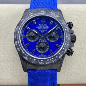 Replica Rolex Daytona Cosmograph Diw Custom Version Noob Factory Blue Dial Fabric Strap