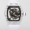 Replica Richard Mille RM055 RM Factory Skeleton Dial White Strap