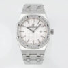 Replica Audemars Piguet Royal Oak Quartz 33MM 67651ST.ZZ.1261ST.01 ZF Factory White Dial Diamond Bezel