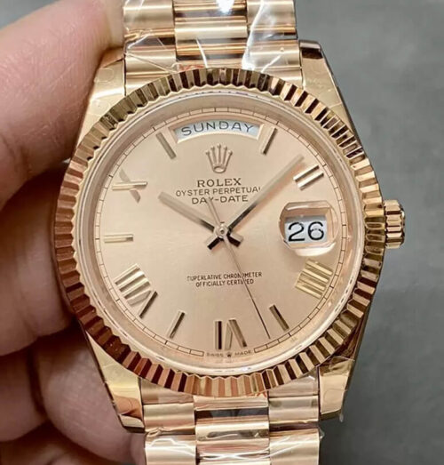 Replica Rolex Day Date M228235-0001 GM Factory Rose Gold