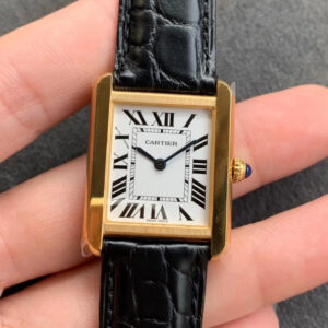 Replica Cartier Tank W5200004 K11 Factory Leather Strap