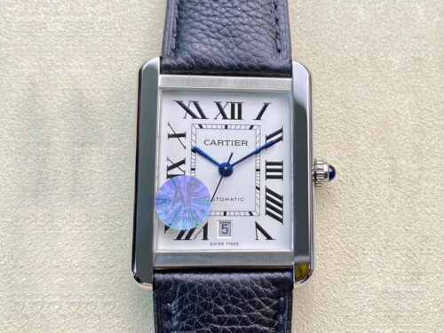 Replica Cartier Tank WSTA0029 AF Factory Leather Strap