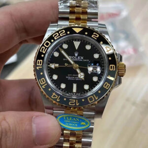 Replica Rolex GMT Master II M126713grnr-0001 Clean Factory Black Dial