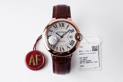 Replica Ballon Bleu De Cartier 42MM WGBB0030 AF Factory Rose Gold Bezel