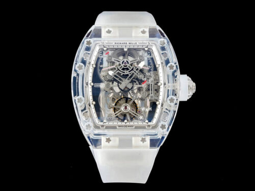 Replica Richard Mille RM 56-01 Tourbillon RM Factory White Transparent Case