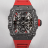 Replica Richard Mille RM12-01 Tourbillon RM Factory Skeleton Dial Red Strap