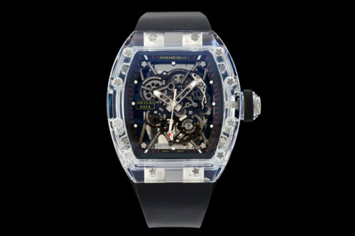 Replica Richard Mille RM35-01 RM Factory Black Rubber Strap