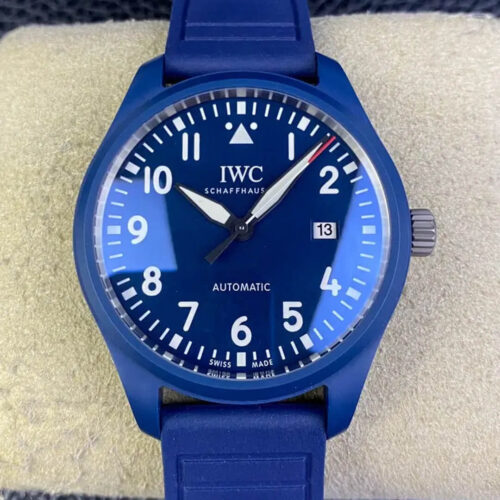 Replica IWC Pilot IW328101 M+ Factory V3 Black Ceramic Case