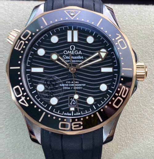 Replica Omega Seamaster Diver 300M 210.22.42.20.01.002 VS Factory Black Dial