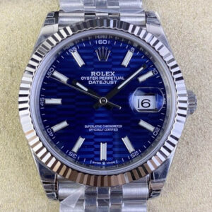 Replica Rolex Datejust M126334-0032 41MM VS Factory Blue Dial