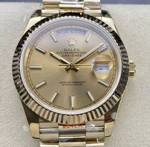 Replica Rolex Day Date M228238-0003 GM Factory V2 Counterweight Version