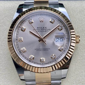 Replica Rolex Datejust 41MM M126331-0007 Clean Factory Diamond Dial