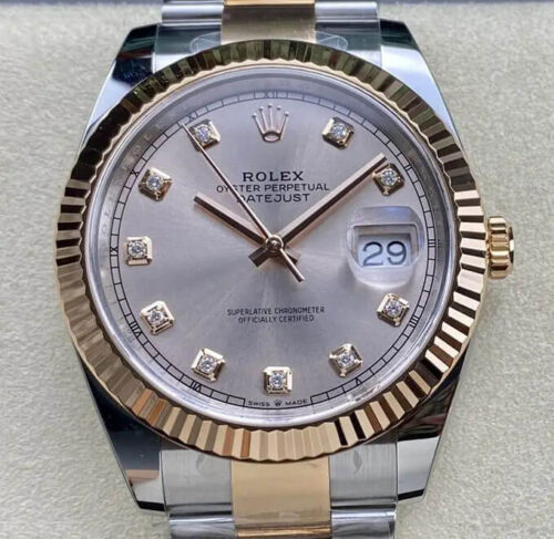 Replica Rolex Datejust 41MM M126331-0007 Clean Factory Diamond Dial