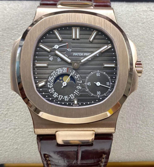 Replica Patek Philippe Nautilus 5712 ZF Factory Brown Strap